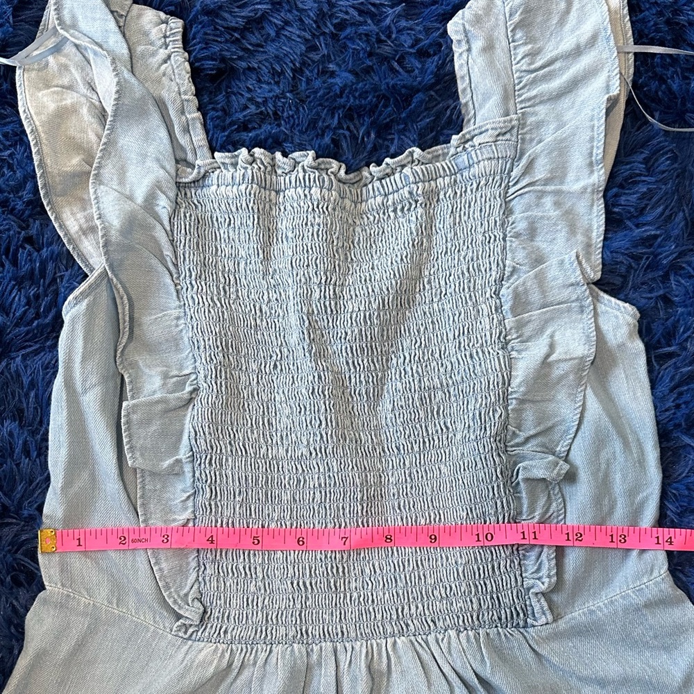 Stretch Blue Top - Picture 2 of 5